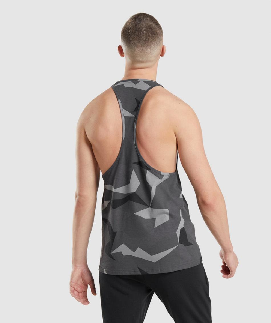 Stringers Gymshark Critical Hombre Negras | CO 3592KOR